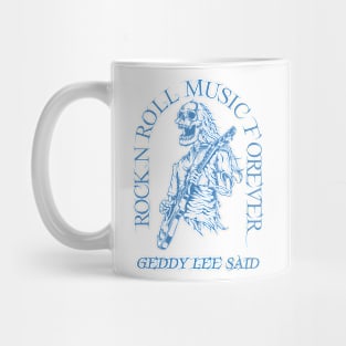 Geddy Lee Said // Skeleton Guitar Player Mug